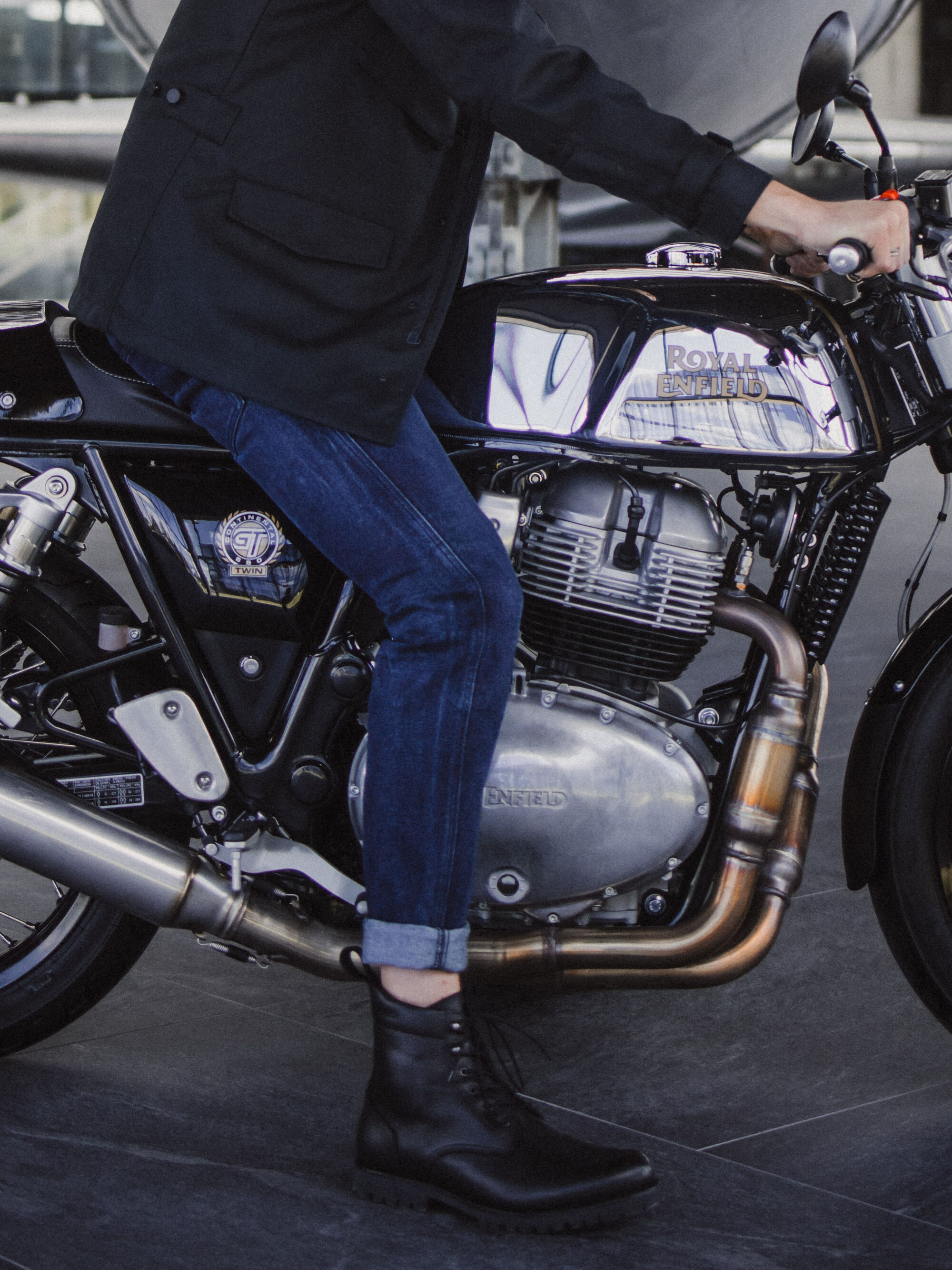 Pando Moto Men's Slim-Fit Cordura and UHMWPE Motorcycle Jeans